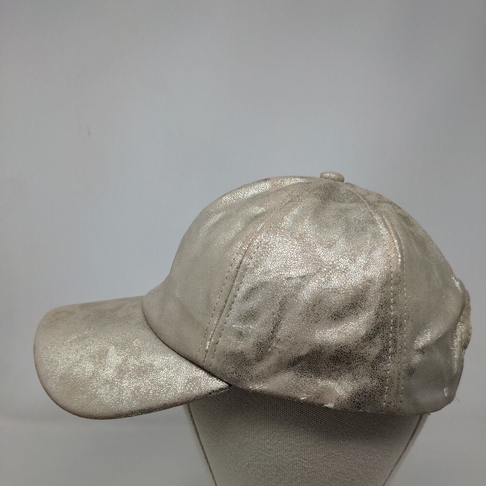 C Strapback Hat Tan One Size Adjustable Lightweight 6 Panel Blank - Picture 3 of 8